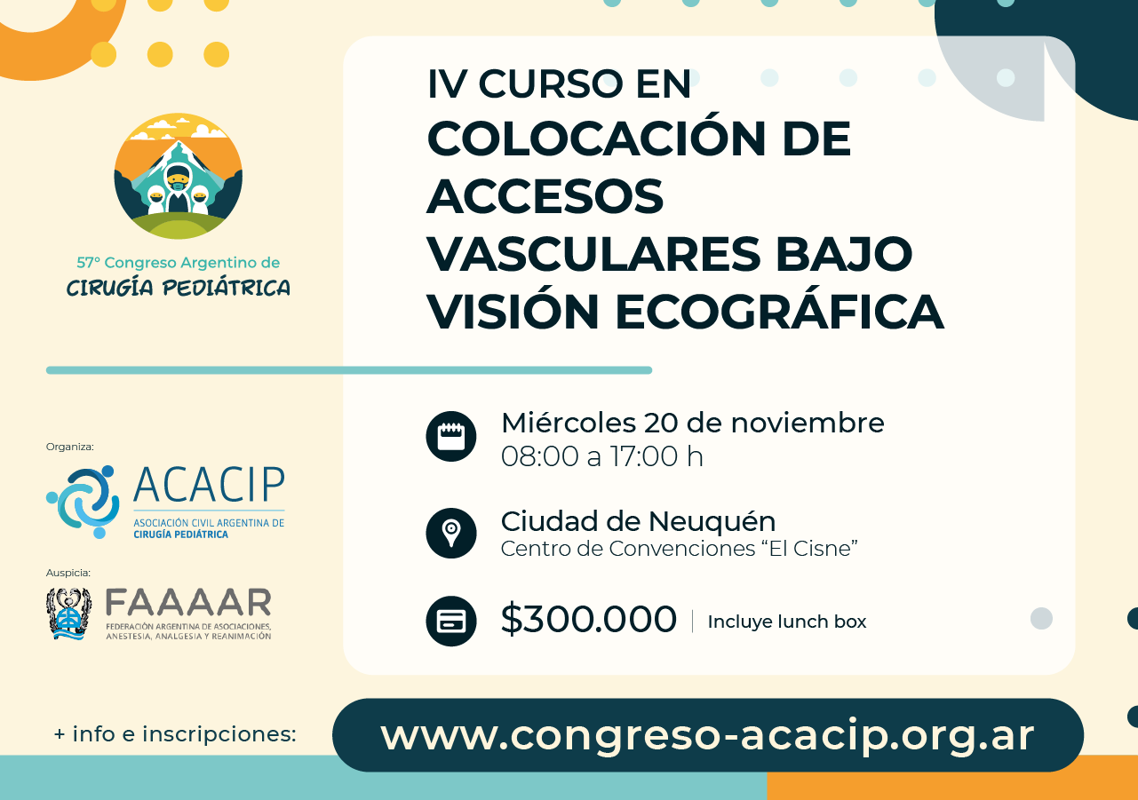 IV Curso en Colocación de Accesos Vasculares bajo visión Ecográfica